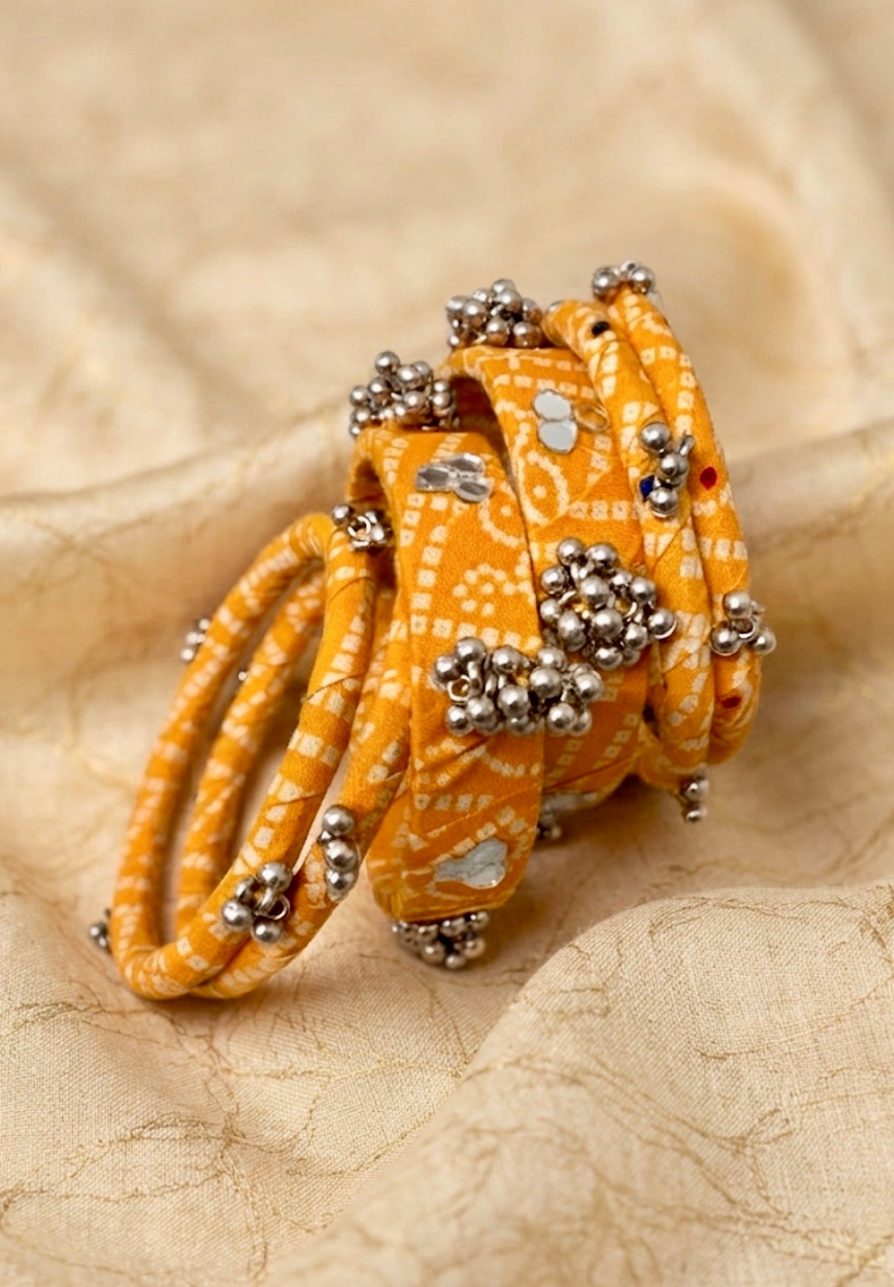 Ghunghroo Bandhani Bangle