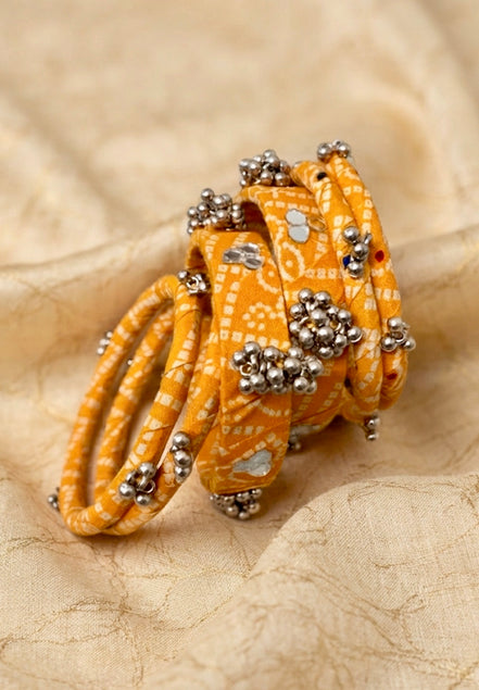 Ghunghroo Bandhani Bangle