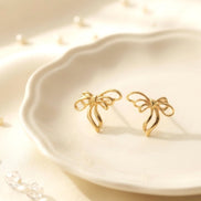 Sweet tie Bow Studs