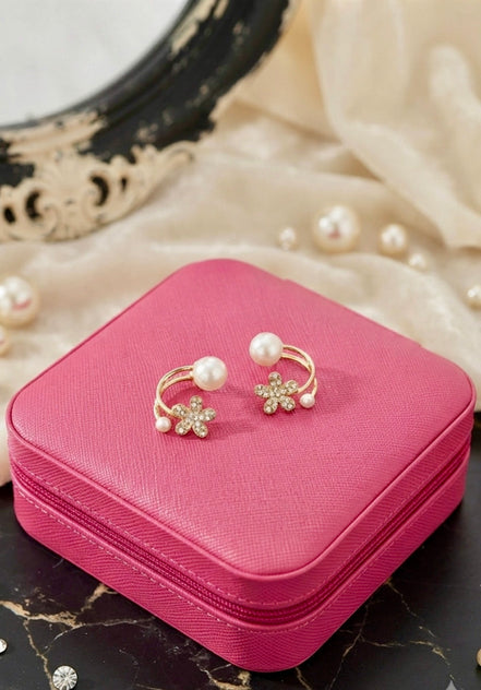 Dual Pearl Earrings