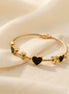Golden Eclipse Heart Bracelet