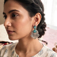 Boho Ocean Ghungroo Earrings