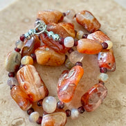 Brown Stone Statement Necklace