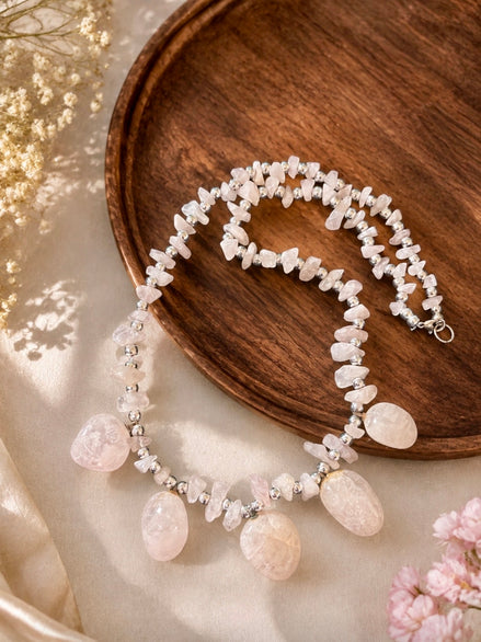 Tumble Stone Statement Necklace