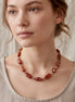 Brown Stone Statement Necklace