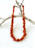 Carnelian Gemstone Long Necklace.