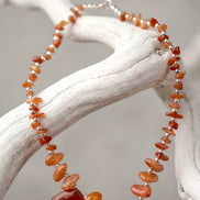 Fiery Amber Glow Necklace