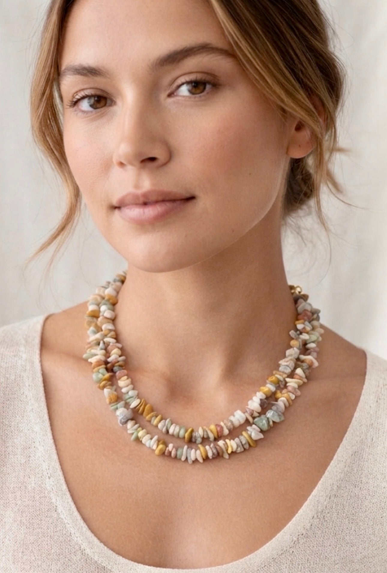 Earth & Sea Whisper Long Strand