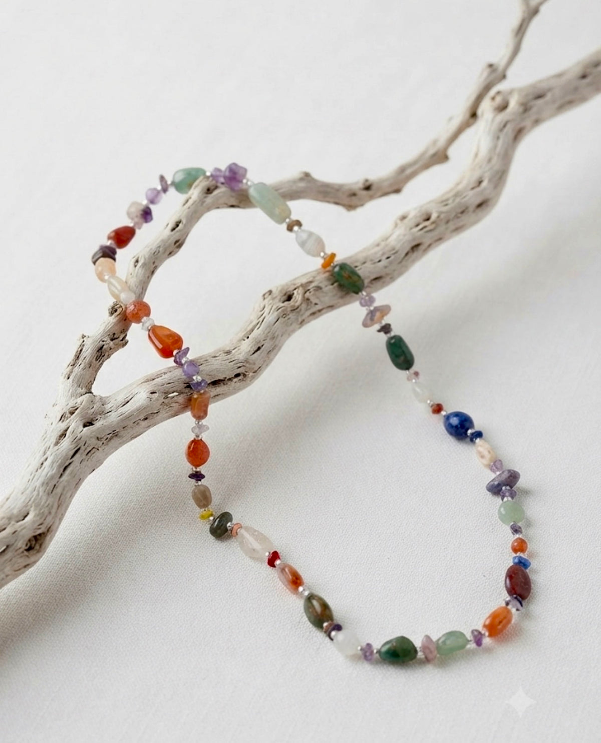 Multicoloured Stone Strand