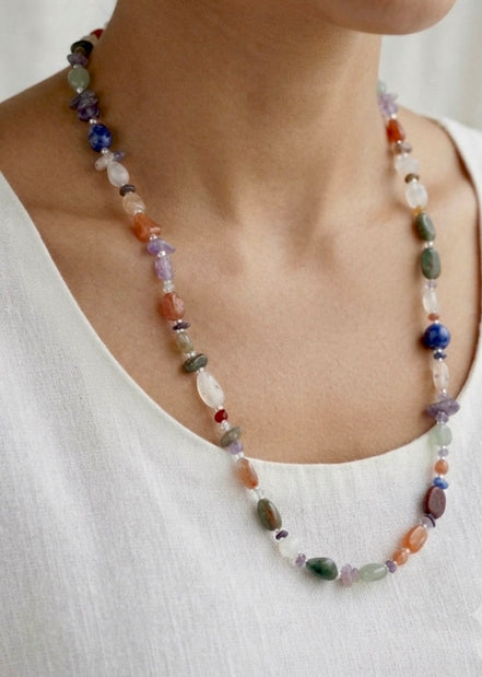 Multicoloured Stone Strand