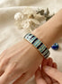 Oceanic Ribbon Enamel Openable Bangle