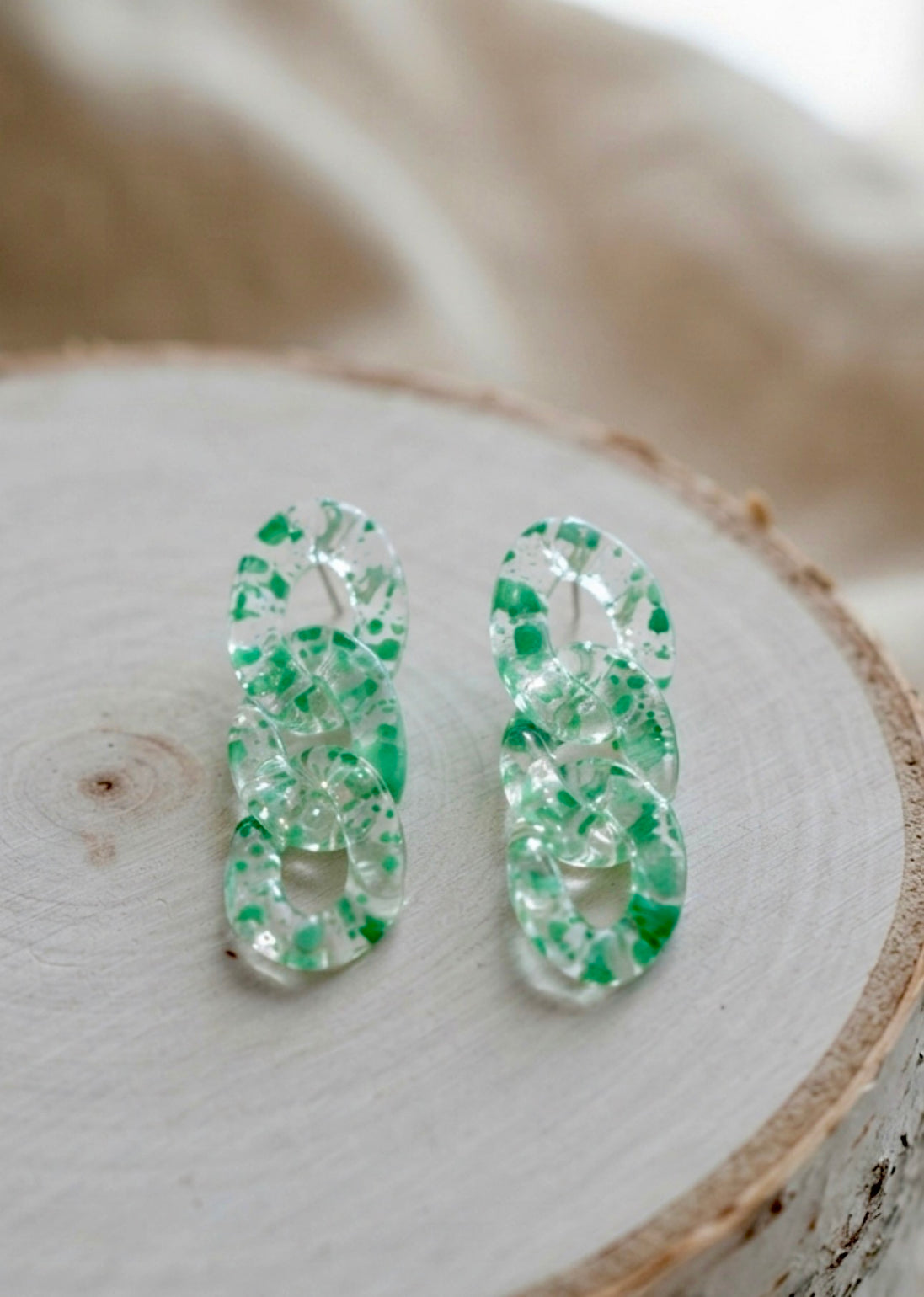 Resin Drop Earrings