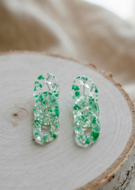 Resin Drop Earrings