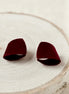 Velvet petal stud earrings