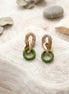 Woven Green Cord Hoop