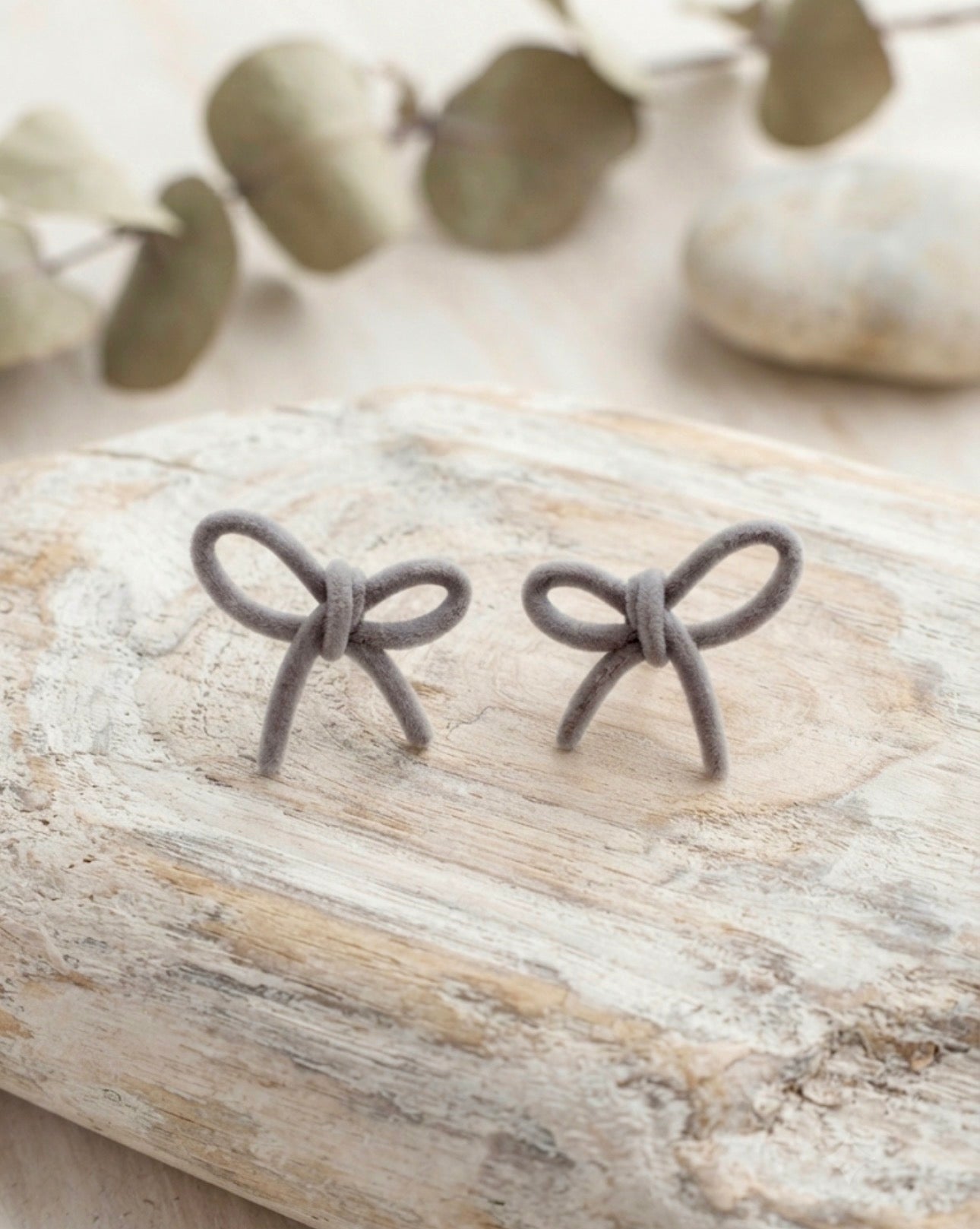 Velvet Bow Studs