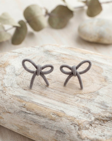 Velvet Bow Studs