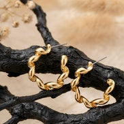 Golden Spiral Hoops