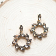 Marquise Crystal Wreath Drop