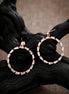 Rose Gold Cubic Zirconia Earrings