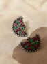 Oxidized Silver Half-Moon