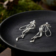 Long Metal Earrrings