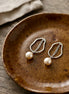 Silver Organic Hoop