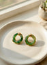 Green Resin Studs