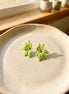 Matte Green Earrings