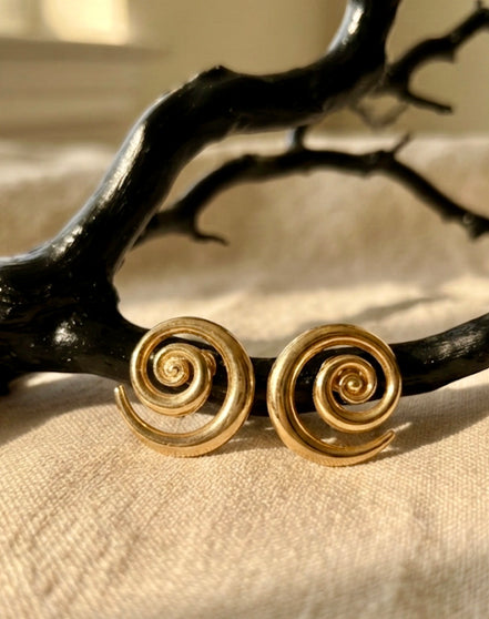 Golden Spiral Hoops