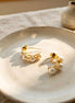 Pearl C-Shaped Hoop