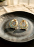 Blue Resin Earrings