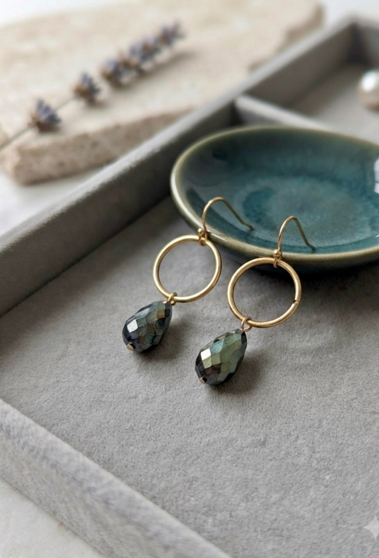 Teardrop Earrings.