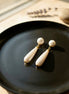 Teardrop Pearl Drop Earrings.