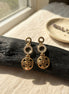 Crystal Drop Earrings.