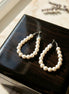 Pearl Teardrop Hoop