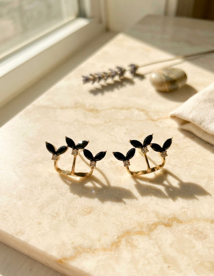 Marquise Leaf Earrings.