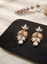 Pastel Leaf Chandelier Earrings.