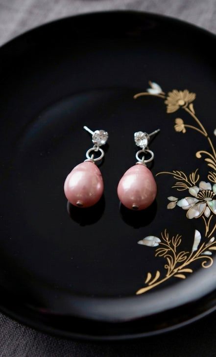 Pink Ad PEARL Studs