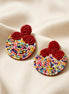 Multicolor Seed Bead Bow
