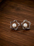 Silver Pearl Earrings
