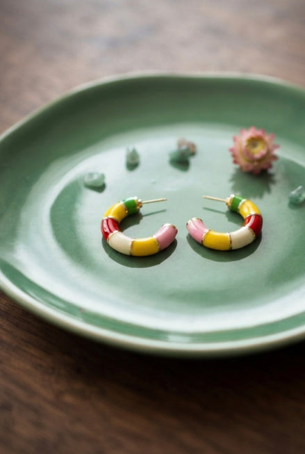Candy Enamel Earrings