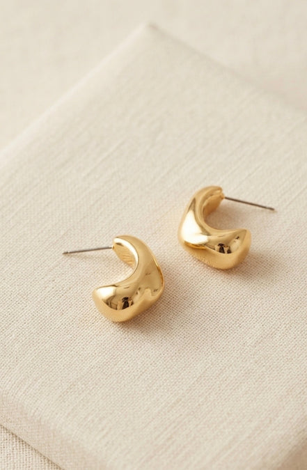 Golden Ocean Drop Earring