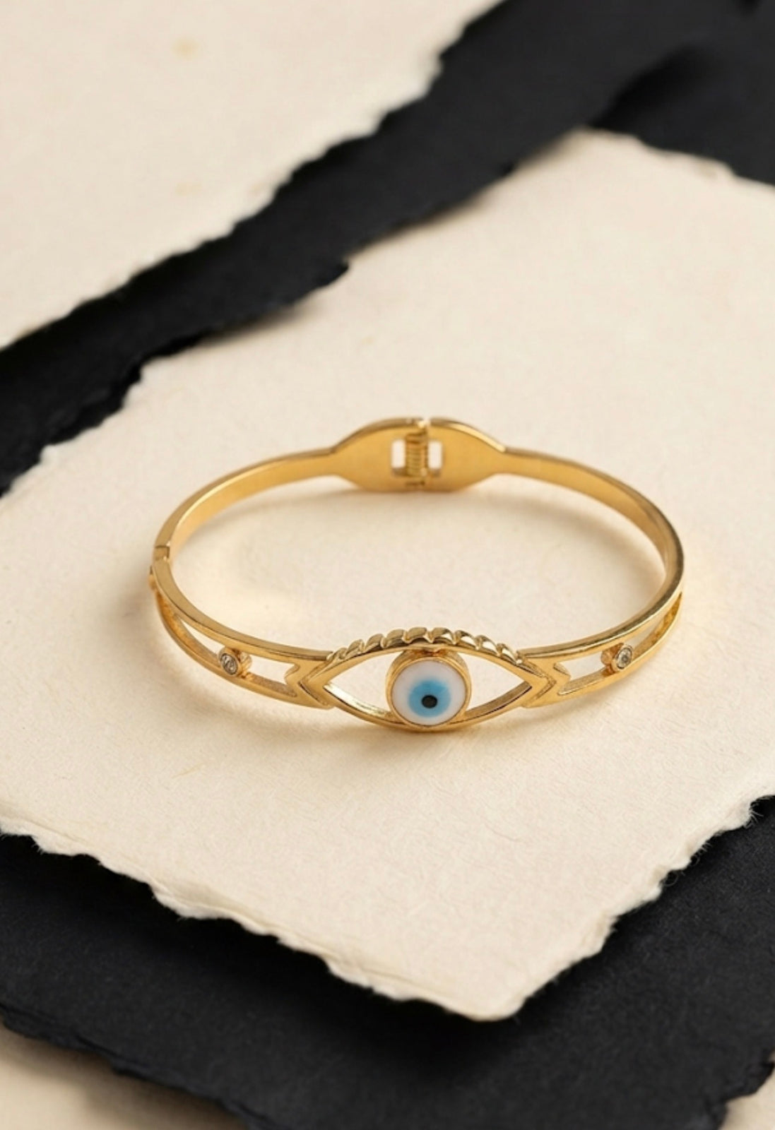 Evil Eye Bangle Bracelet