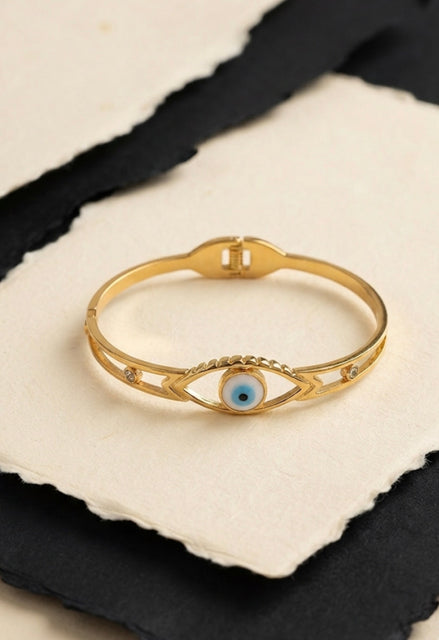 Evil Eye Bangle Bracelet