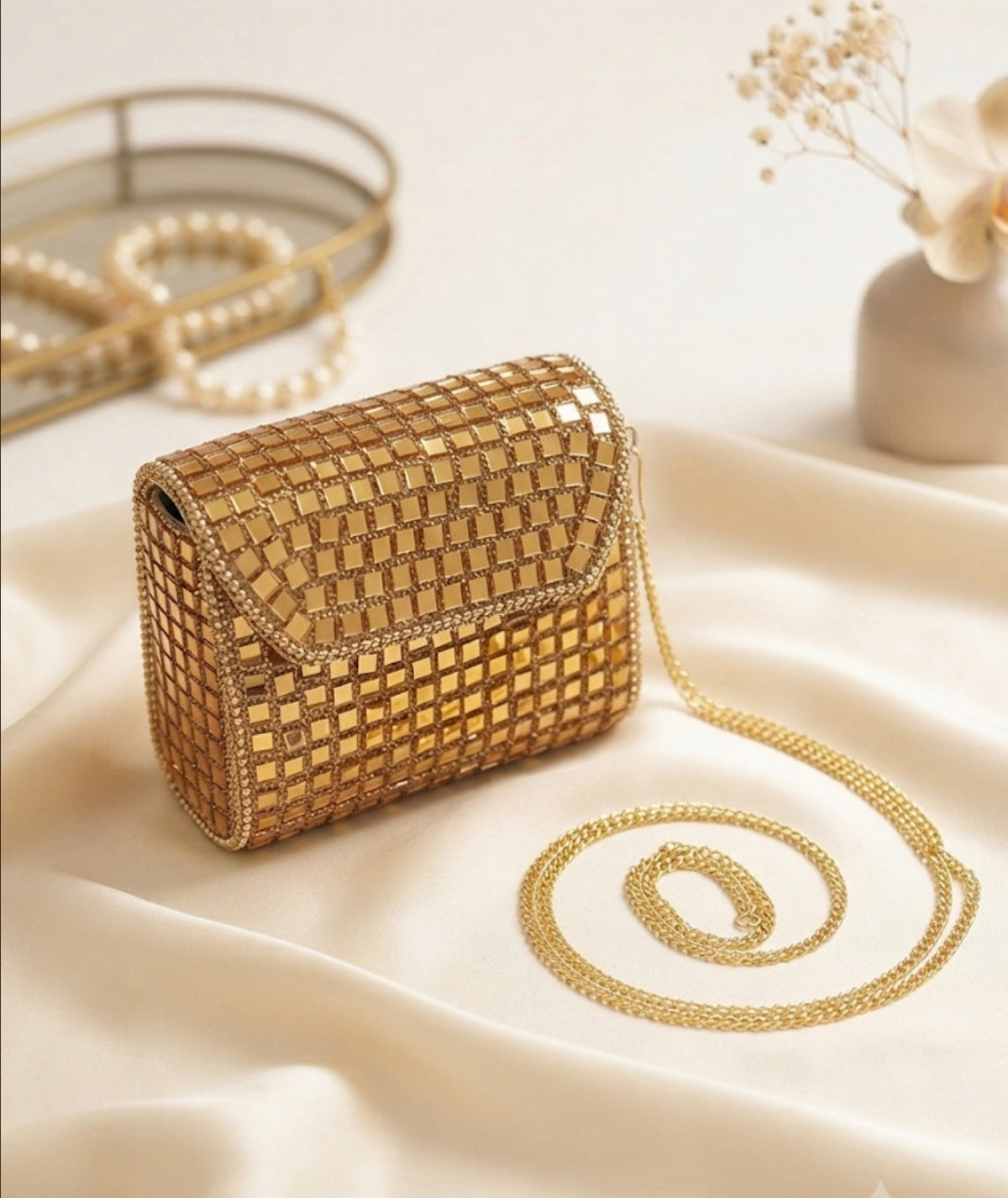 Aurora Rhinestone Clutch