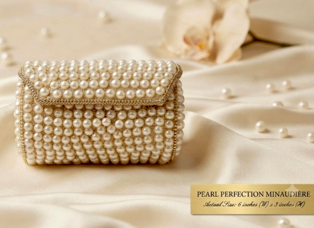 Pearl Minaudière Clutch