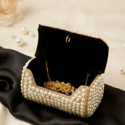 Pearl Minaudière Clutch