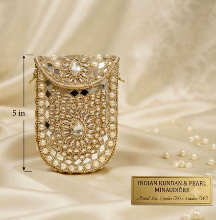 Indian Kundan & Pearl Minaudière