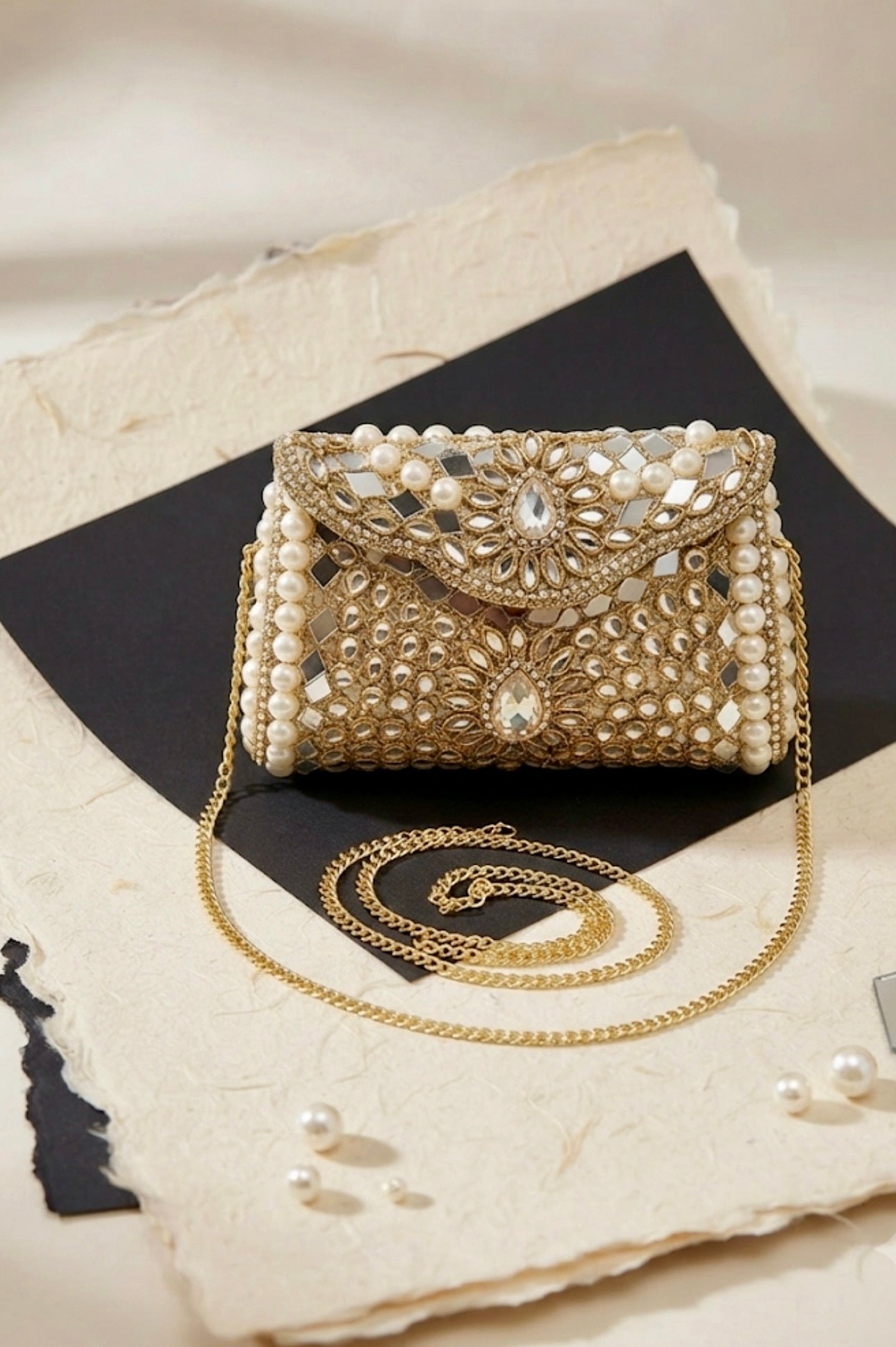 Regal Kundan & Pearl Minaudière